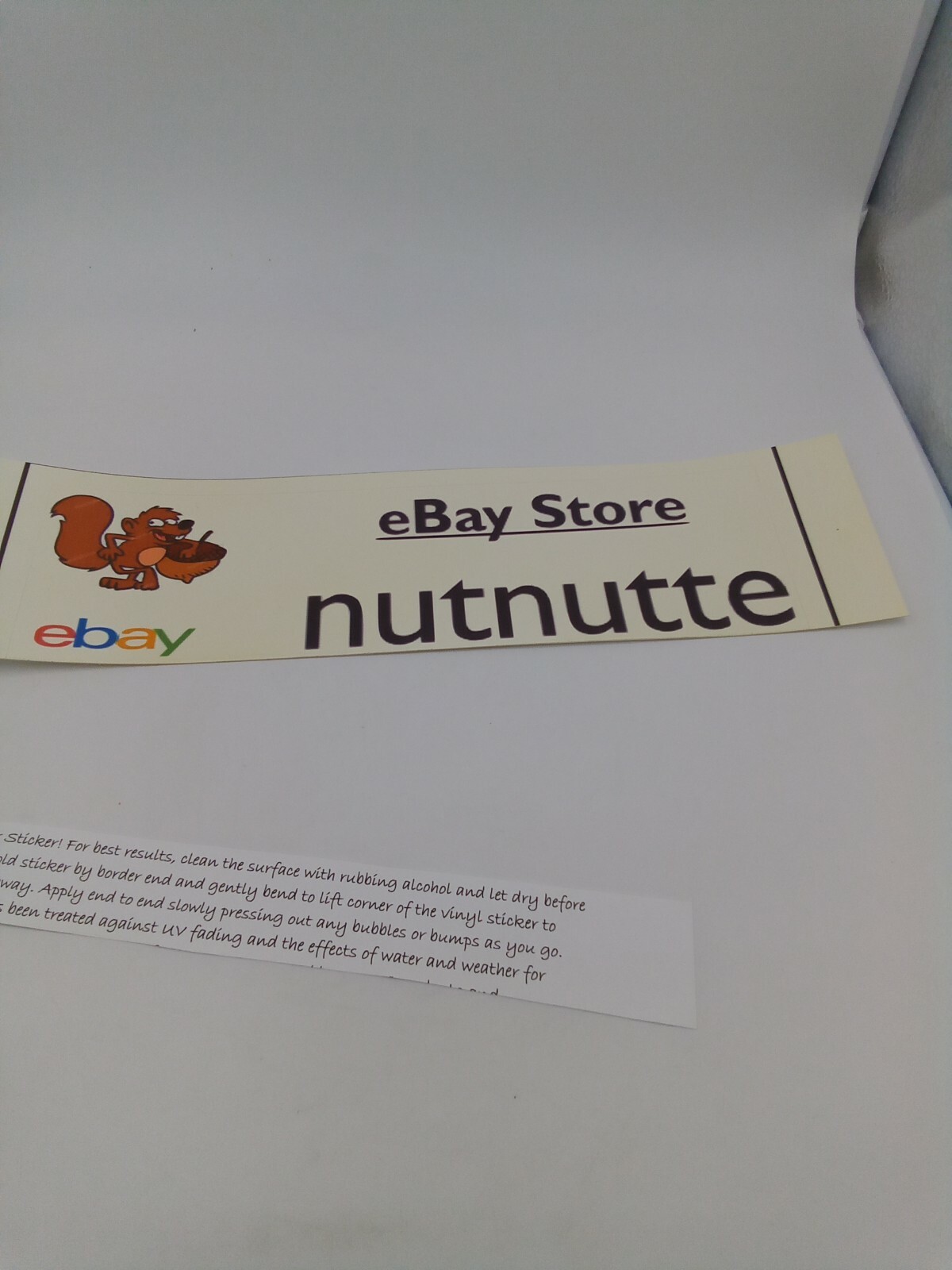 Bumper stickers That Says Ebay Store nutnutte New