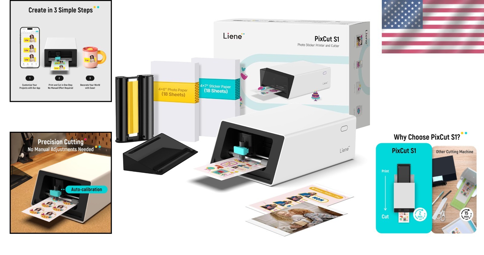 PixCut S1 Thermal Dye-Sublimation Sticker Printer – Creative Freedom Awaits