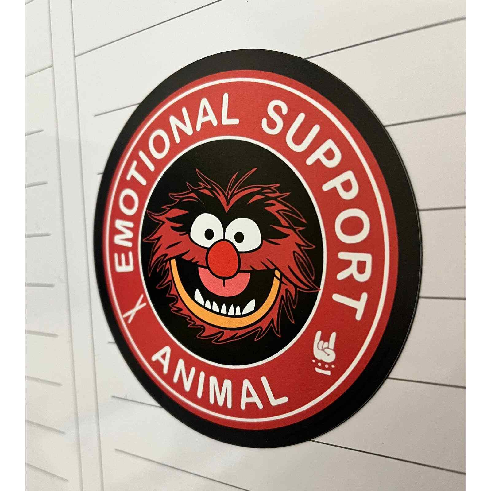 Emotional Support Animal | Magnet | Muppets | Support Animal | Vinyl Magnet |