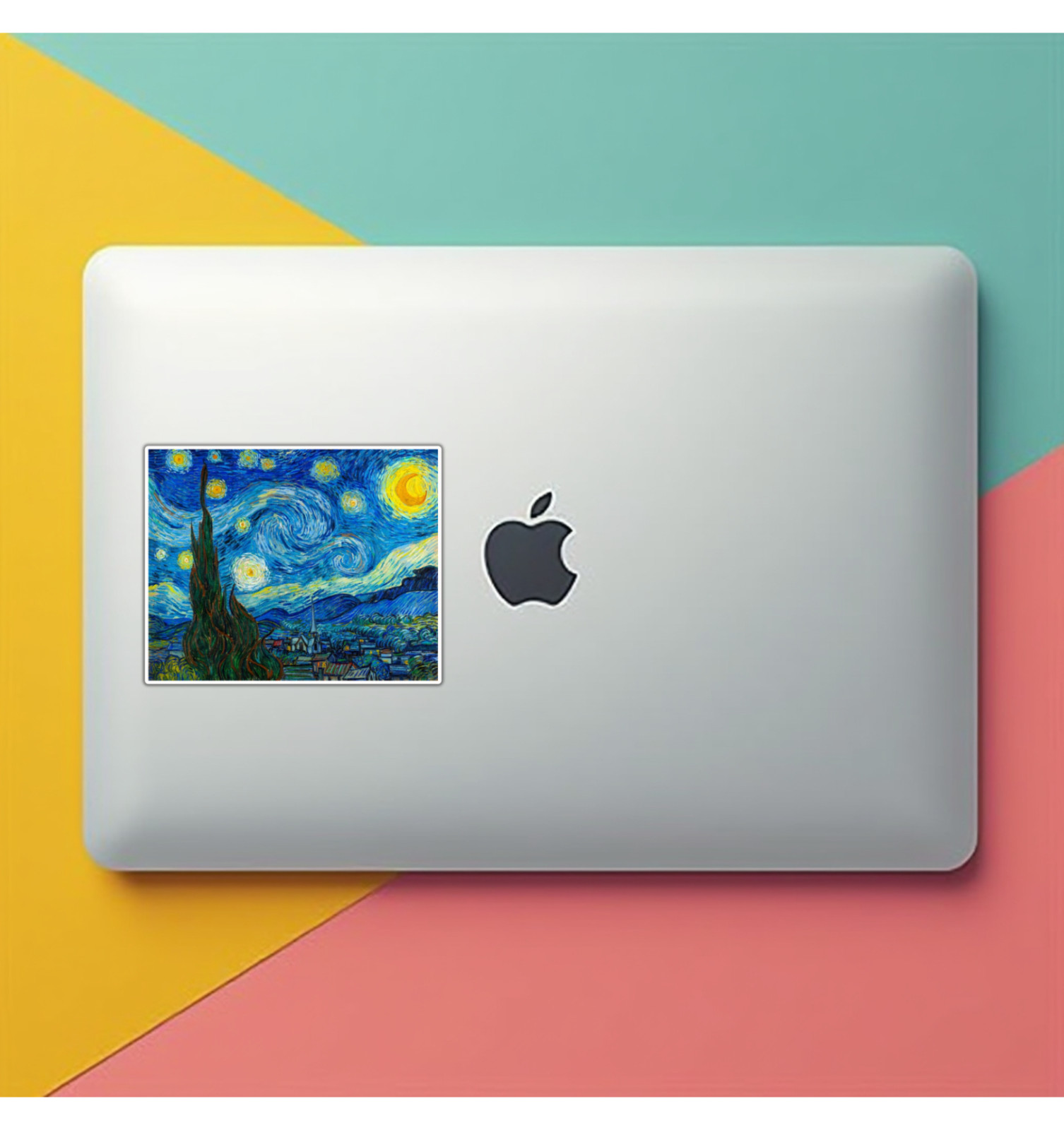 Starry Starry Night Vincent Van Gogh Fridge Magnet or Laptop Sticker