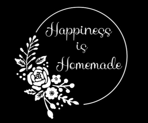 Happiness is Homemade Vinyl Decal Bumper Sticker Car Truck SUV Window Mirror Art