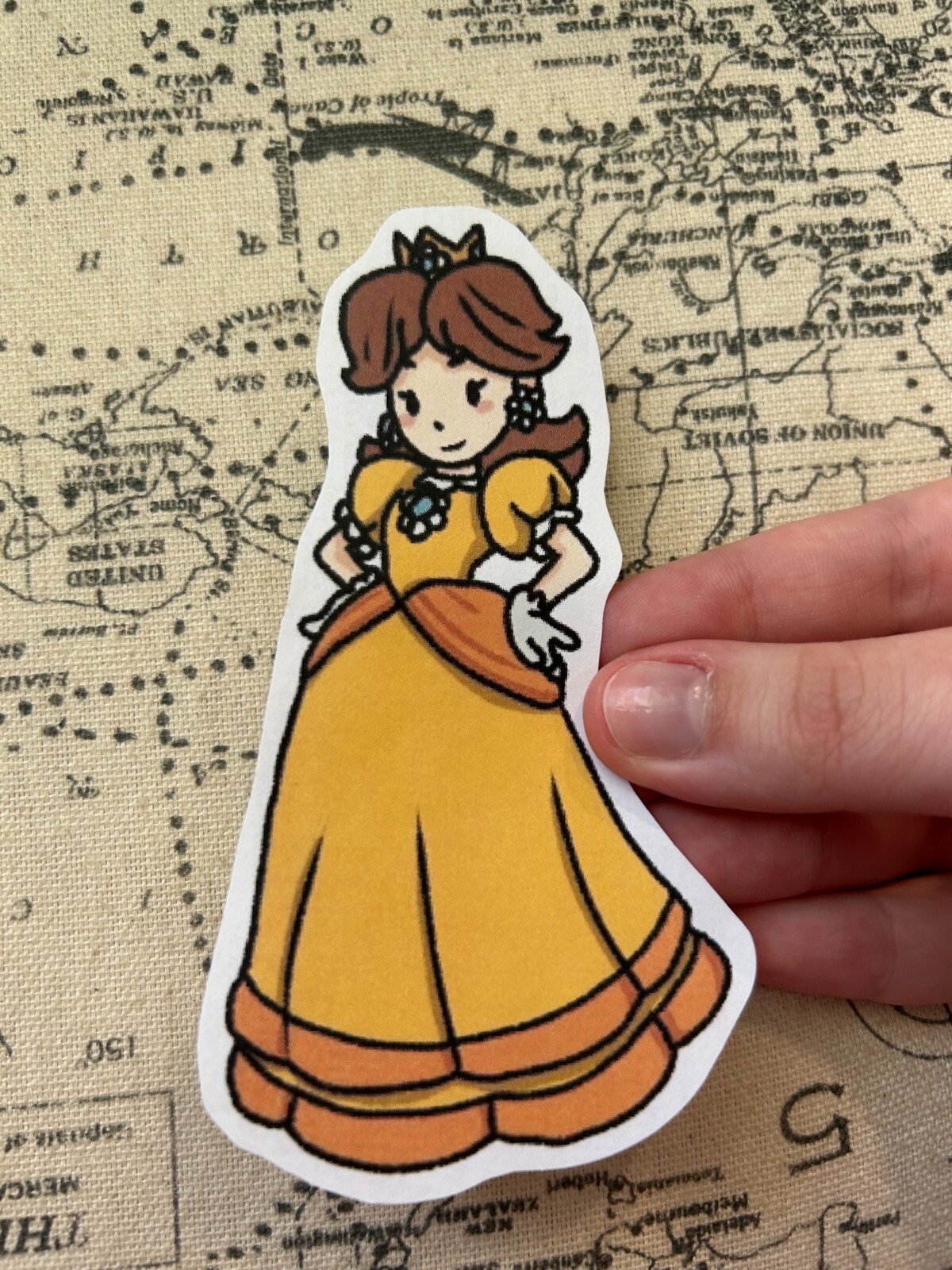 Super Mario Fan Art – Lot of 9 Total Matte Sticker Free Shipping Nintendo!