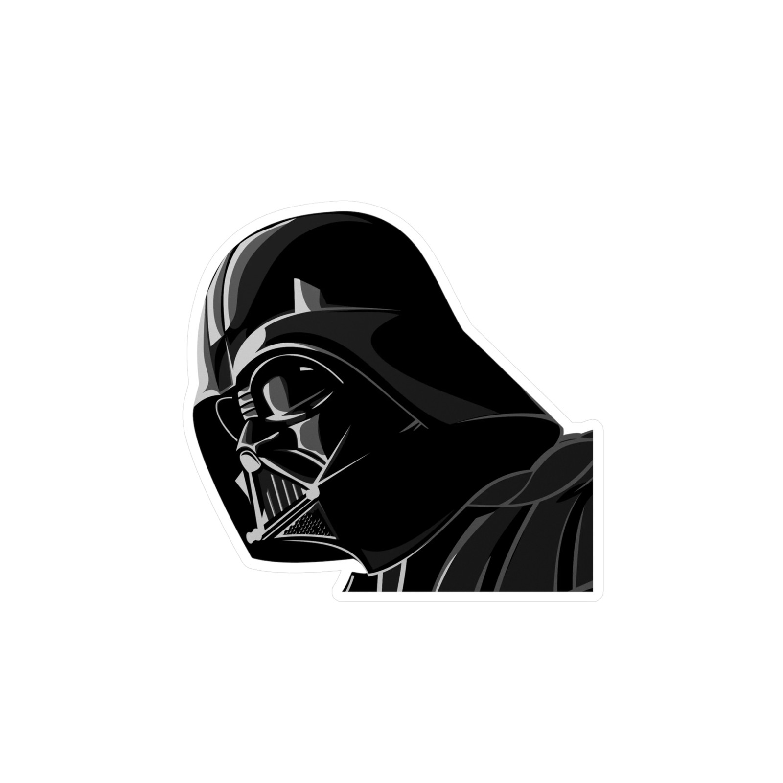 Darth Vader Kiss-Cut Vinyl Decals, Star Wars Stickers for Laptops, Skate