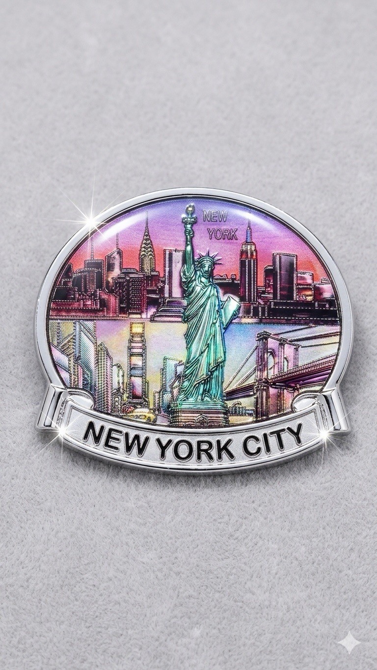 185 Pcs New York City Sticker Magnatic