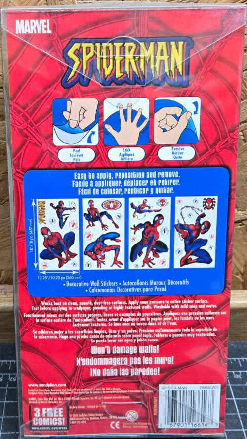 Marvel Spiderman Wall Stickers Kids Bedroom Decals Super Hero Decor PMSMWI1