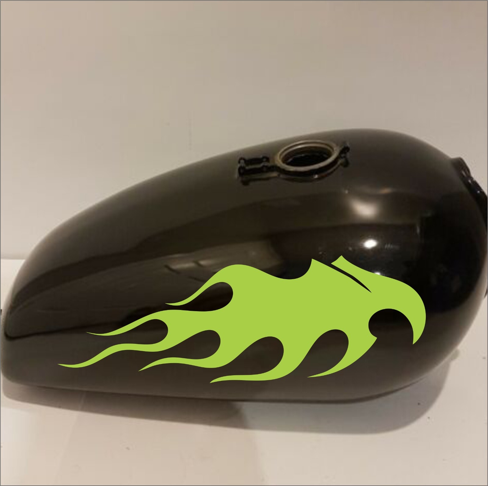 FLAME Vinyl Decal Car Sticker ENGINE FLAME FIRE DECAL 2 pc. (1 for each side)
