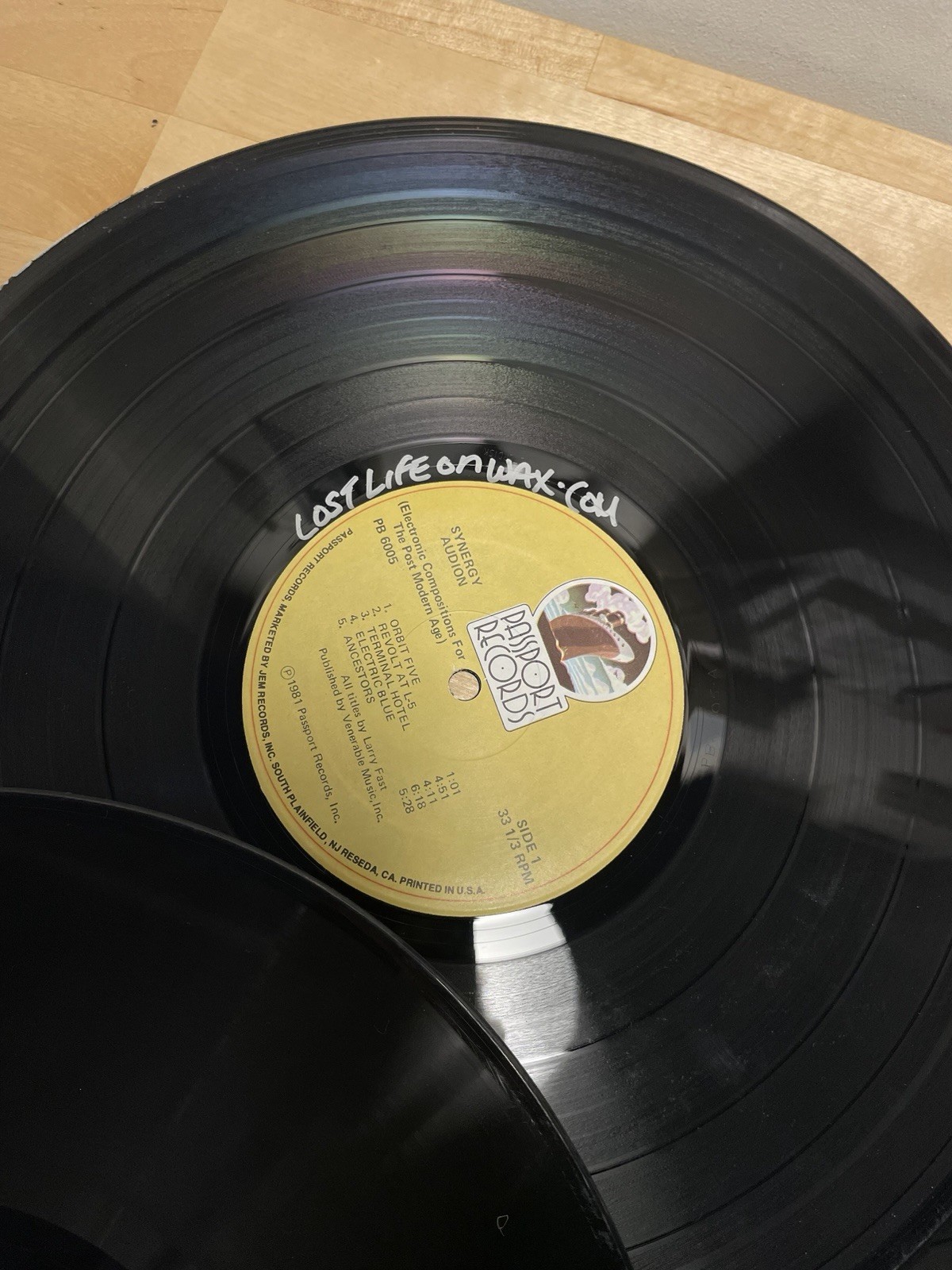 Vintage Vinyl Record Photo Printed Wall Art Set Of 3