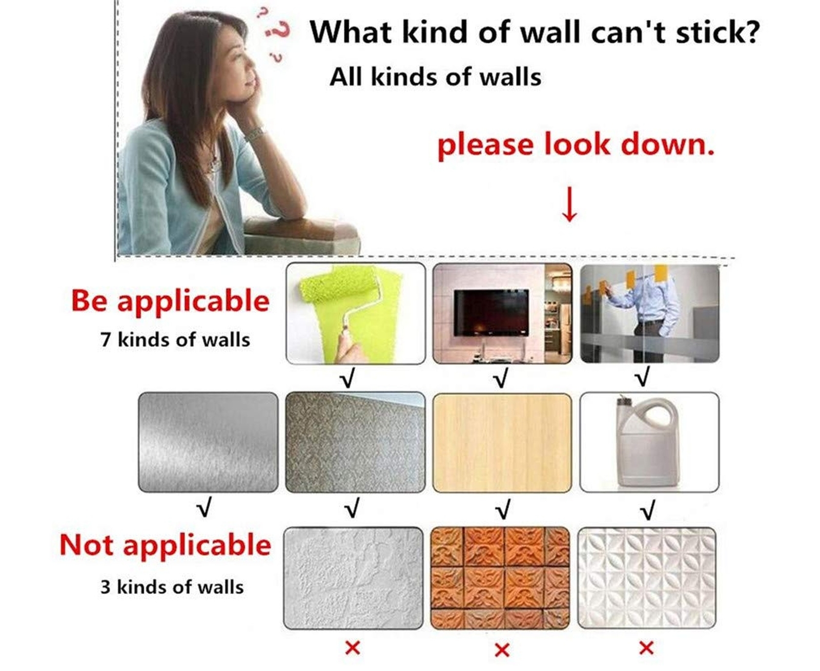3D Mirror Wall Stickers, 4 Pcs Acrylic Crystal Art Wall Decal, Self Adhesive …