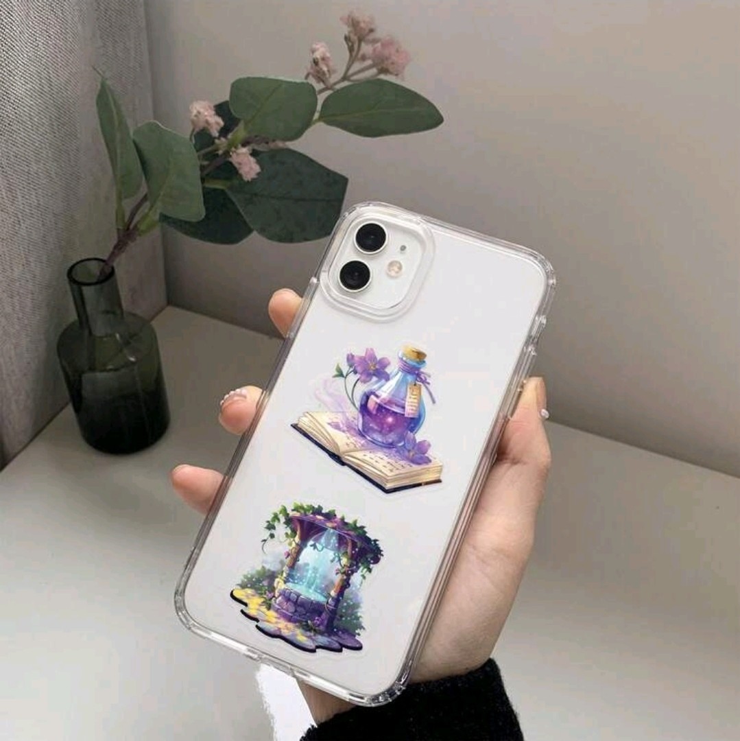 25 Pcs Retro Magic Planet High Def Artwork Vinyl Stickers Waterproof