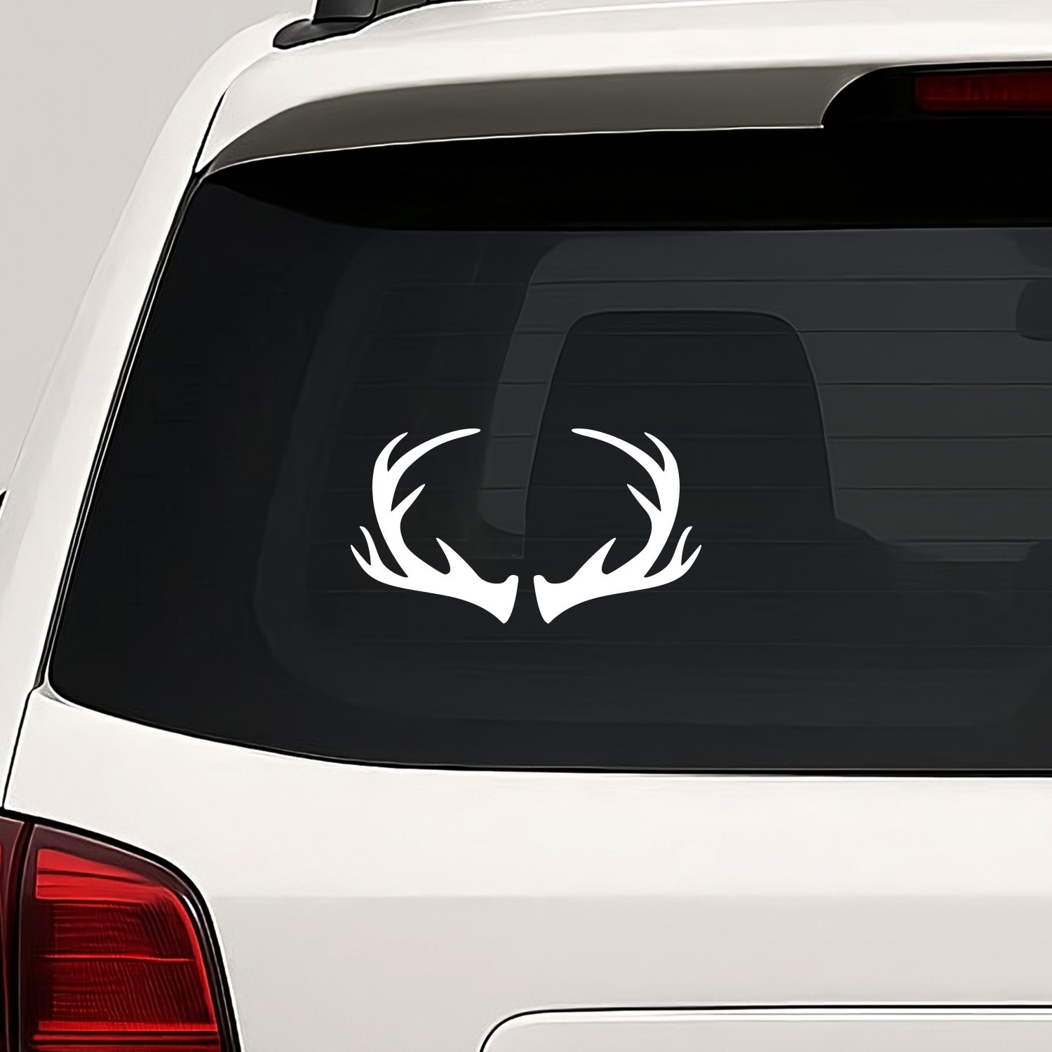 Antlers Vinyl Die Cut Decal Sticker – Rack Buck Deer Hunting Stag Elk Whitetail