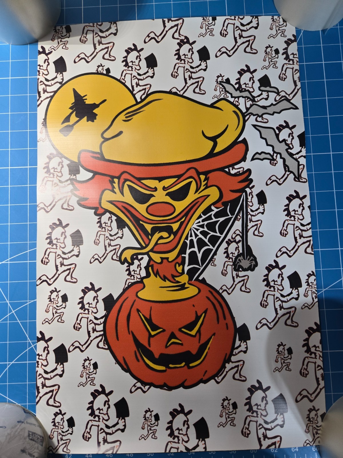 HALLOWICKED HEAVY CANVAS POSTER LOT icp insane clown posse twiztid rare 2 DOPE