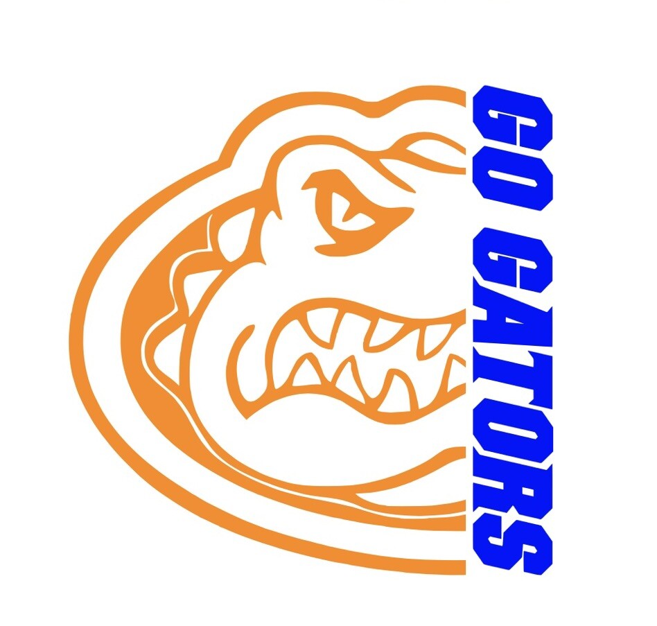 Go Gators Florida University Decal You Pick Color Car Truck Laptop