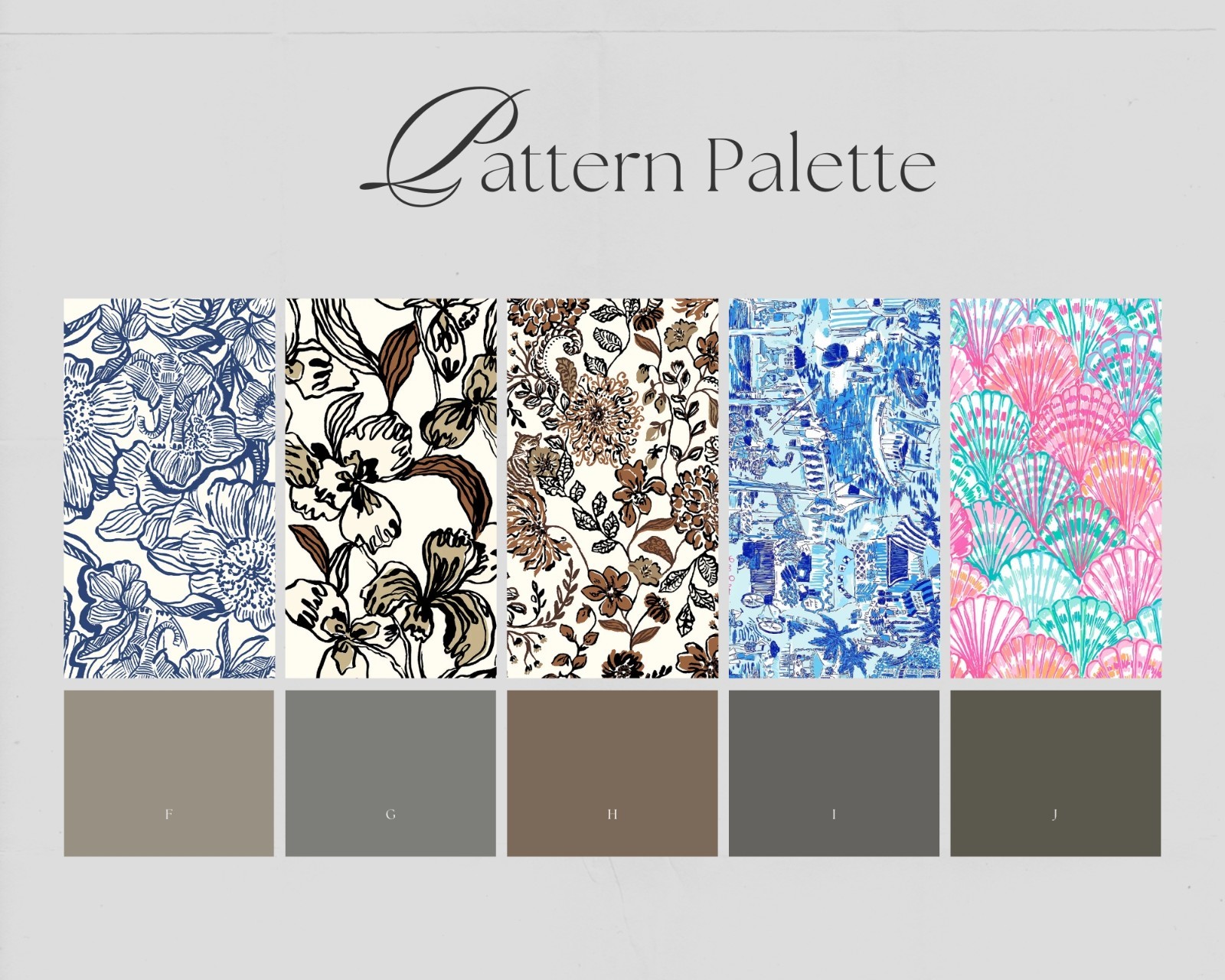 26 Lilly P Premium Vinyl Patterns & Iron on HTV, for Cricut cutting machines