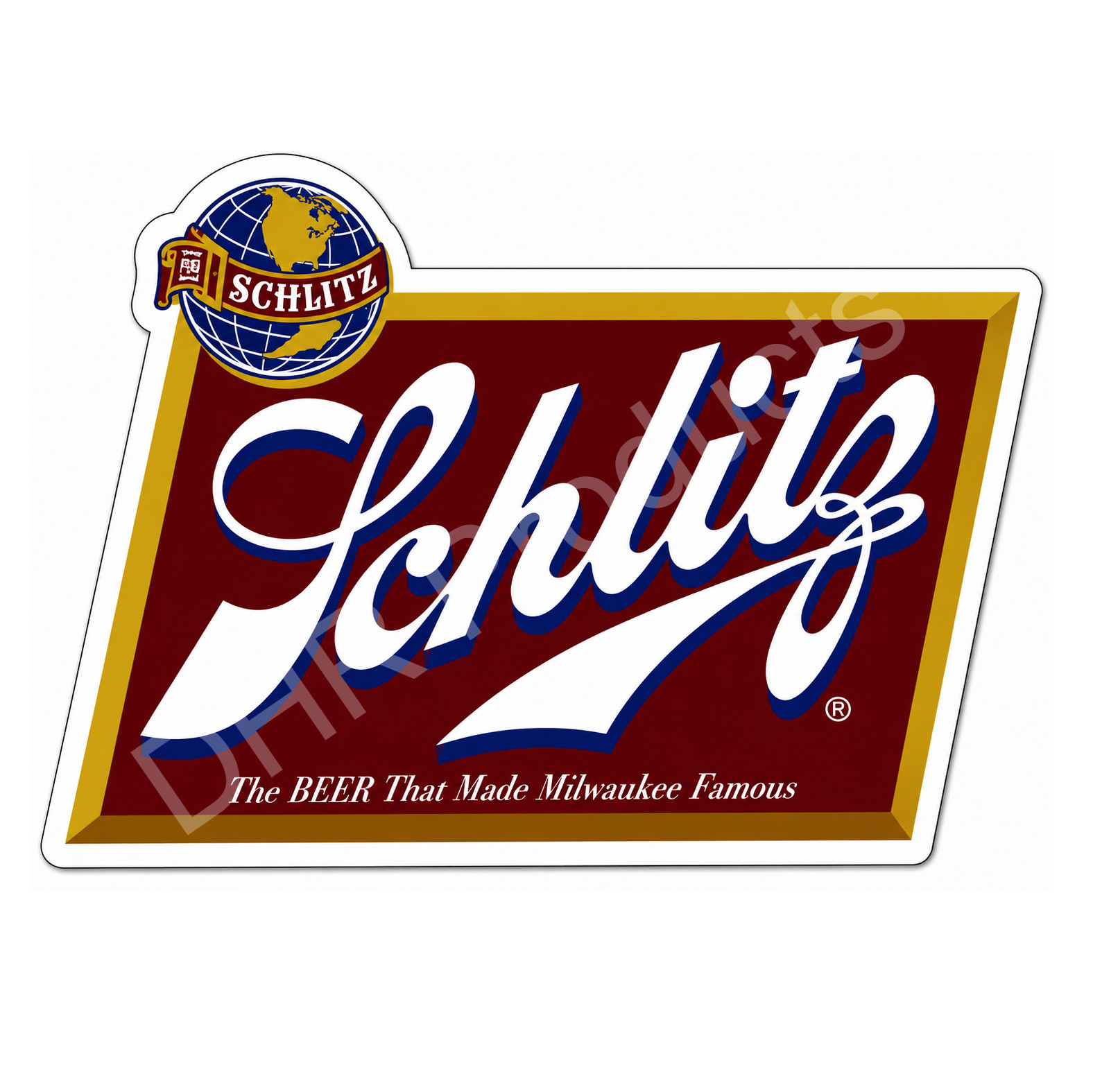 Schlitz Beer Weather Resistant Vinyl Sticker/Decal 01