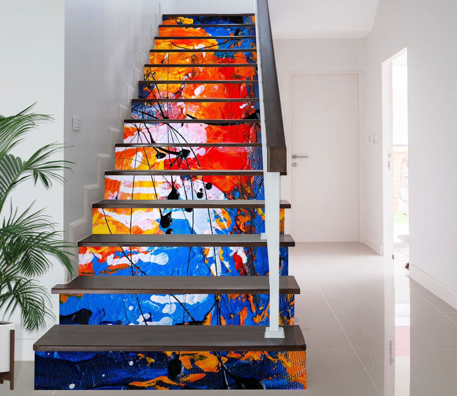 3D Story Painting 8566 Stair Risers Decoration Photo Mural Decal Wallpaper Rom