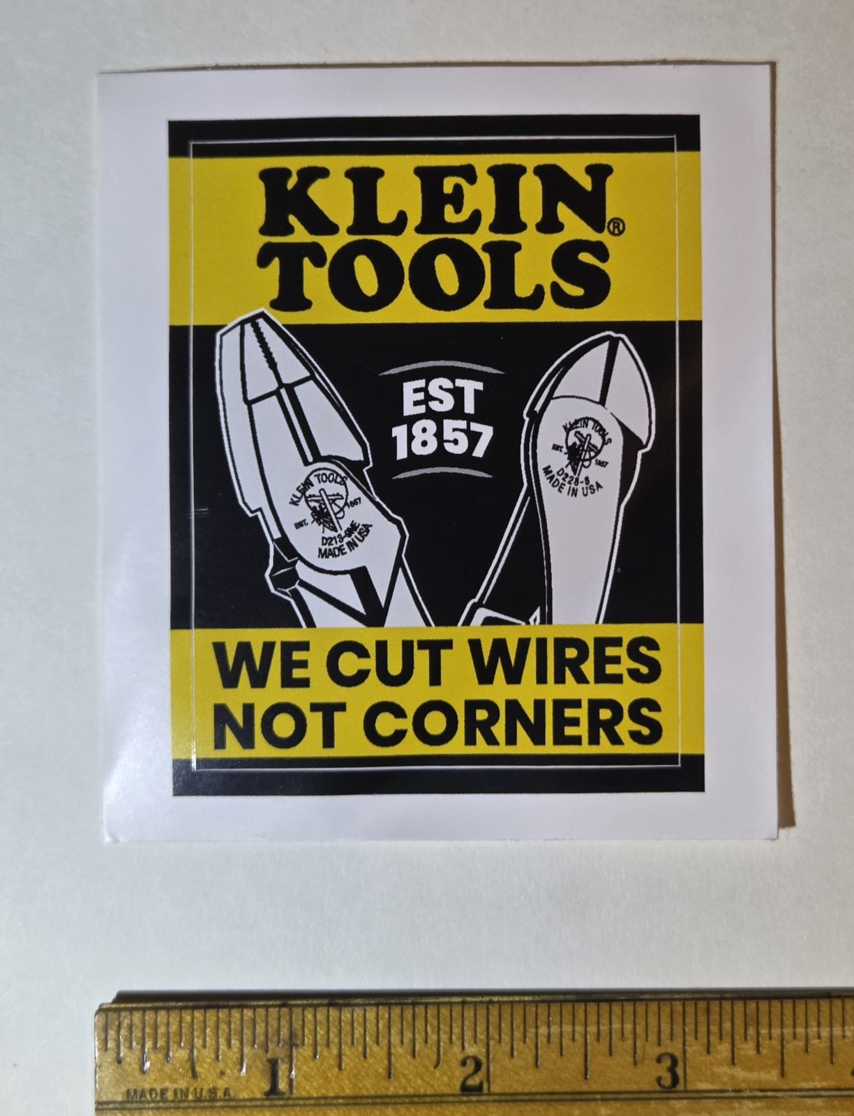 Klein Tools Tradesman Club Exclusive Giveaway Sticker January 2024