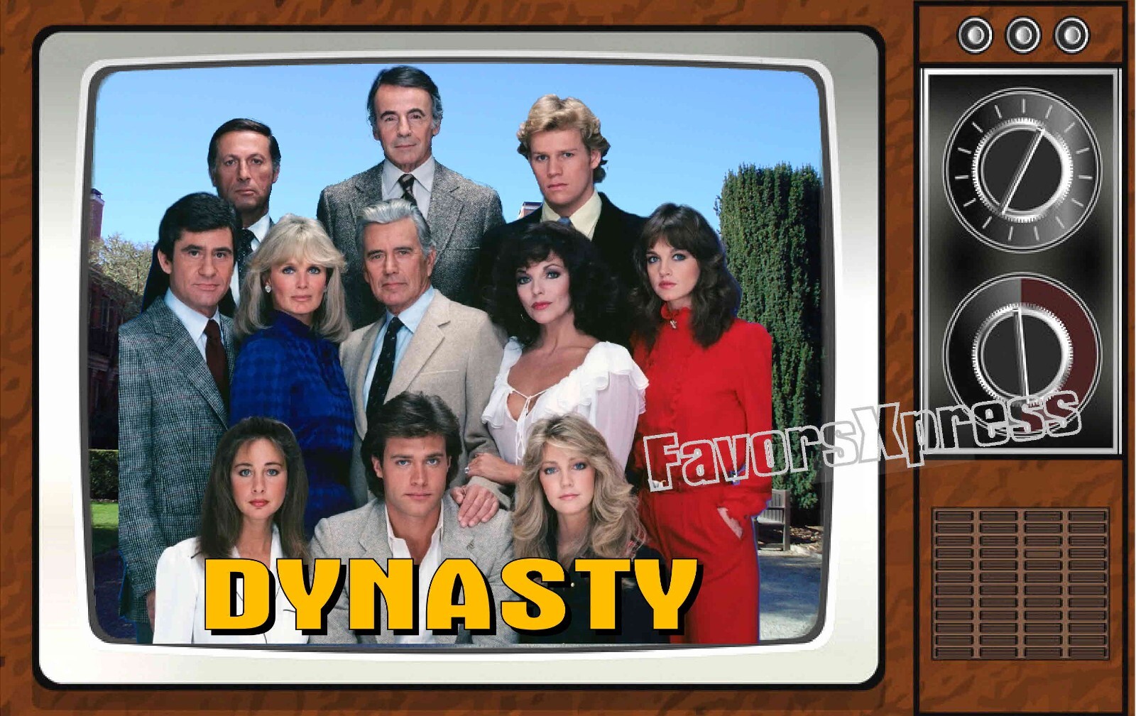Dynasty Classic TV Show PHOTO MAGNET 4 X 2.5 INCHES