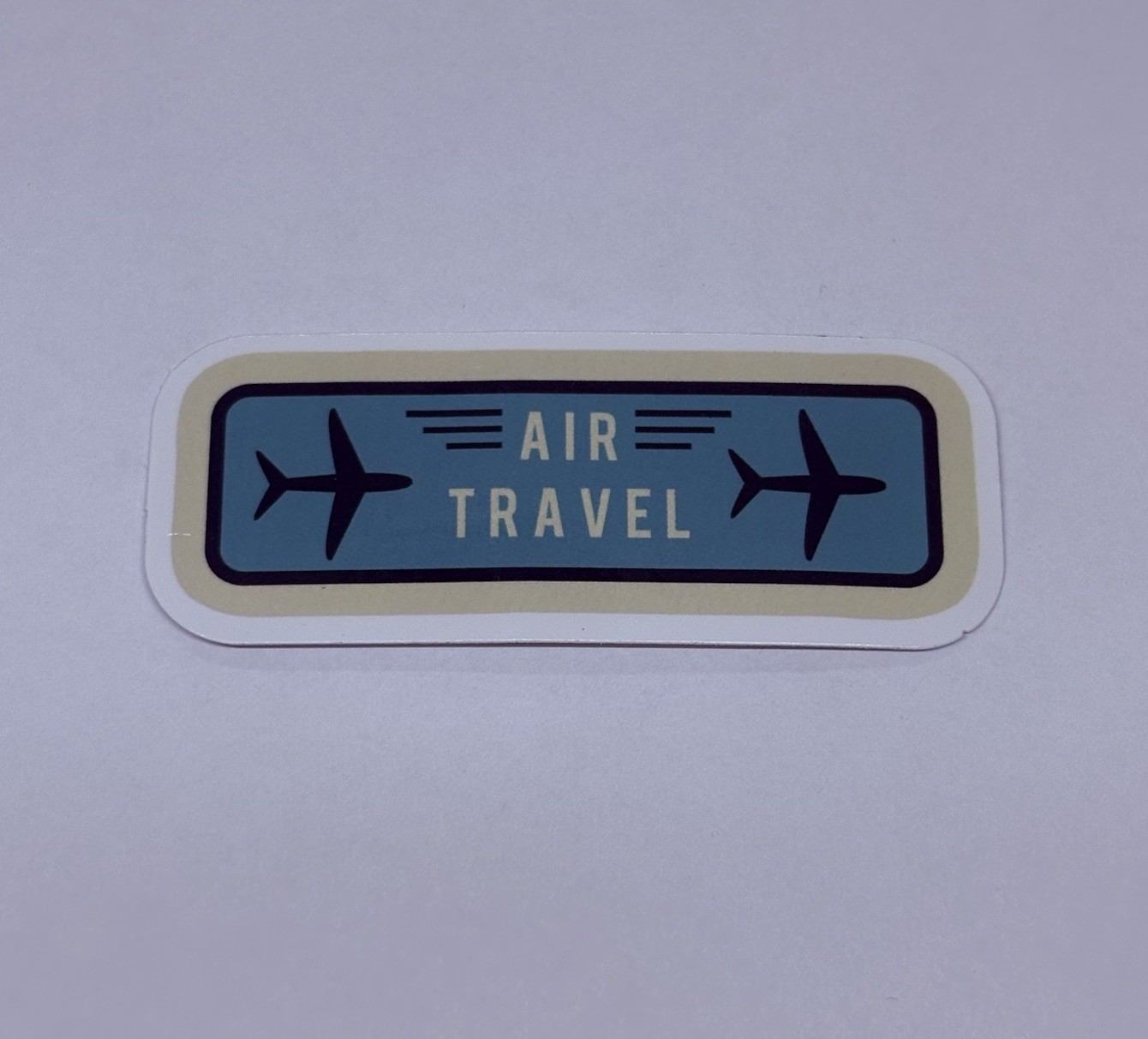 “Air Travel” Sticker Plane Flight Travel City Tour Art Decal Vinyl Souvenir Tc9