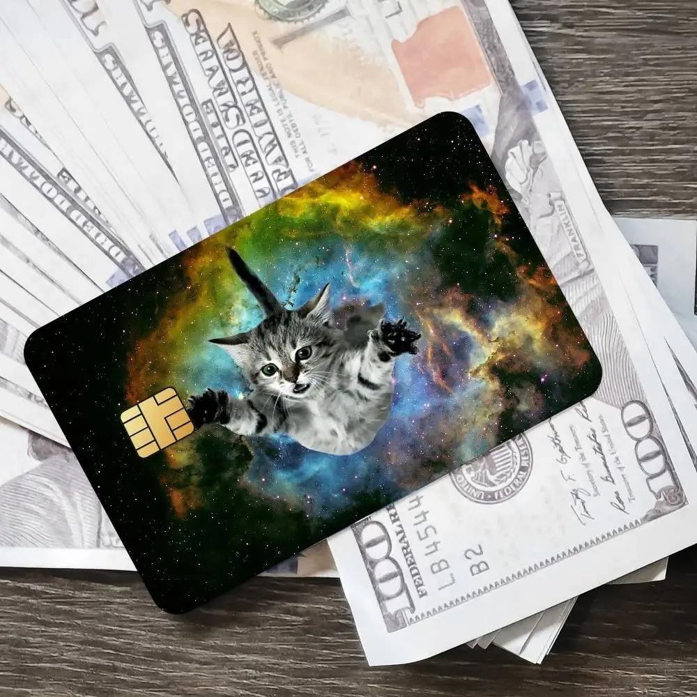 Credit card Skin Crying cat funny | meme Debit card skins | Custom Card Sticker
