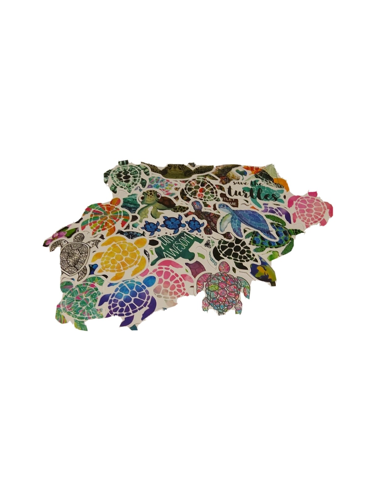 Save the turtles 50 pcs Stickers Cartoons Vinyl Snowboard Skateboard laptop