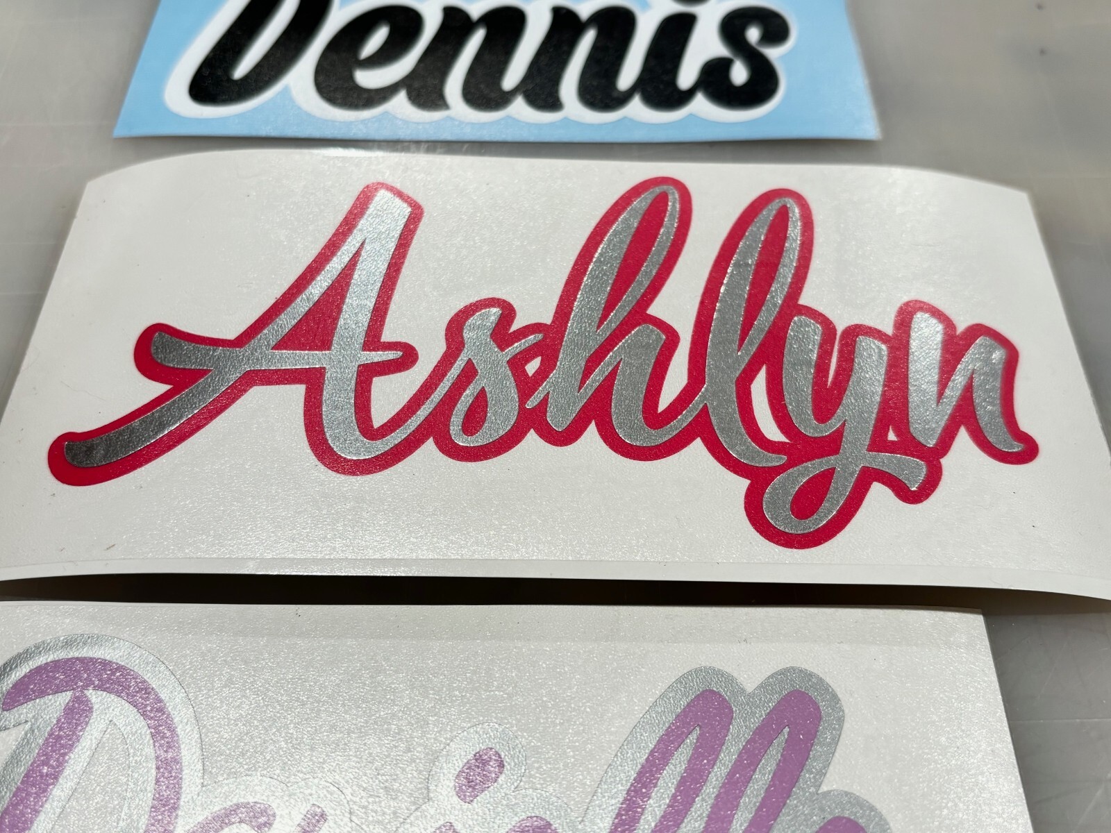 Your Name On A 5" Vinyl Decal-Lotsa Fonts-Sizes-Colors Avail. Buy 2 Get 1 FREE