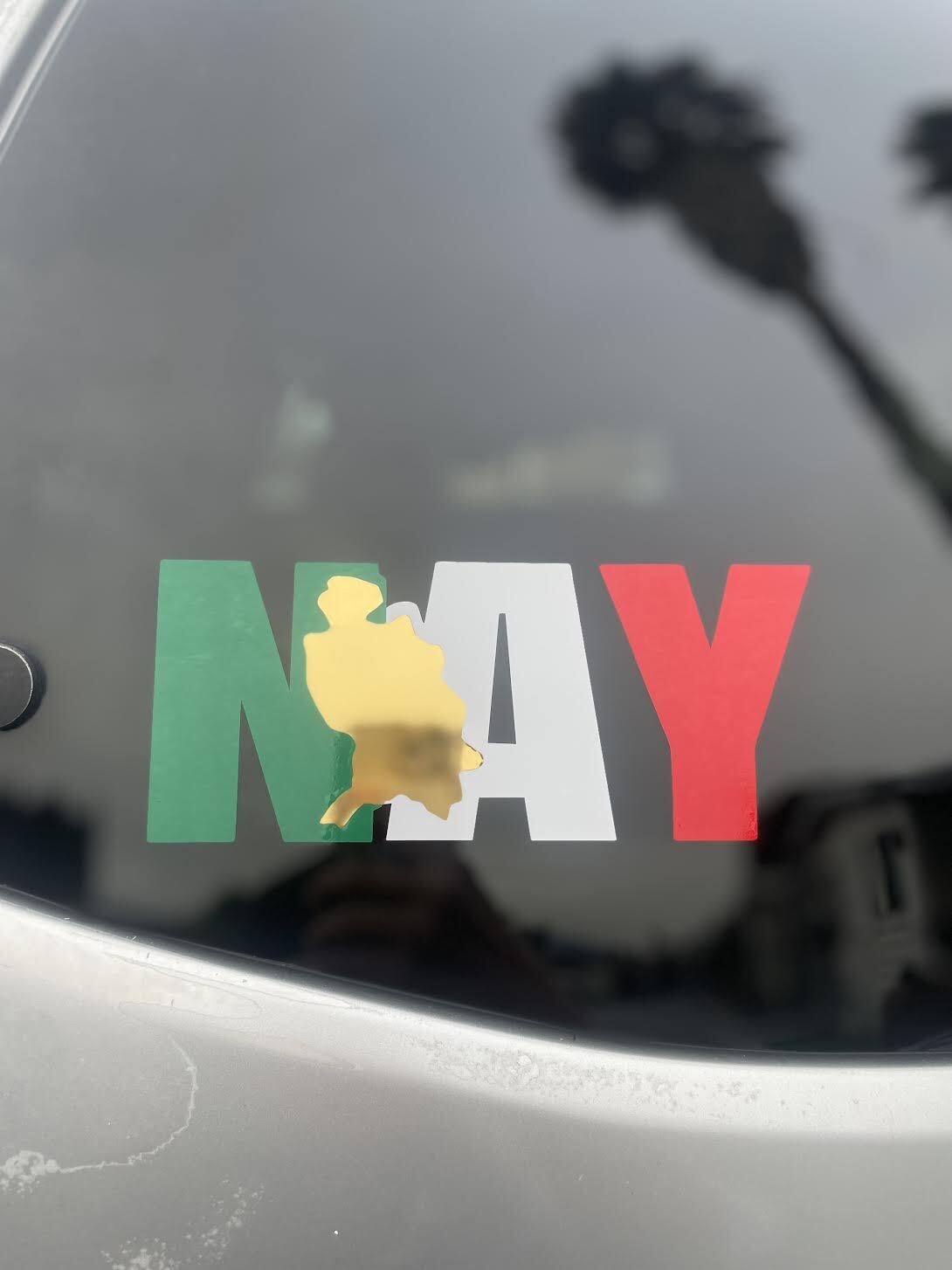 Mexico Tri-color Decal Vinyl Sticker DIY Car Bumper Window