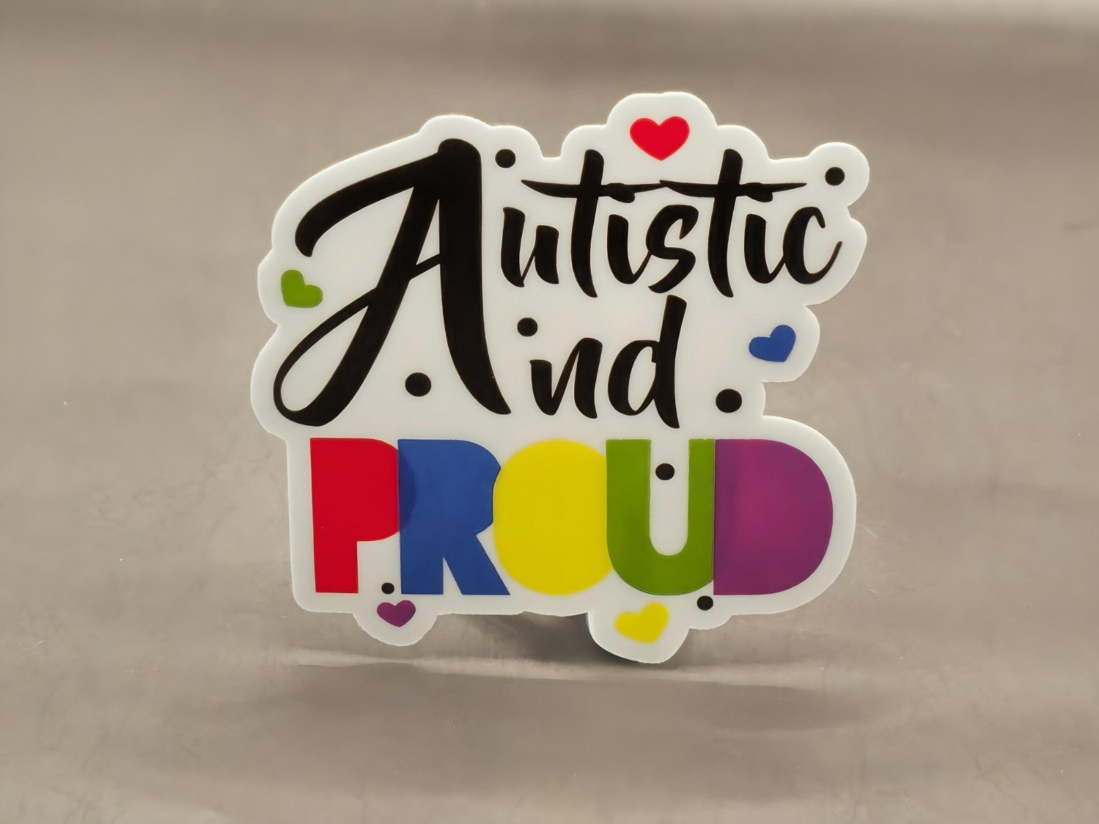 Autism Awareness Stickers Puzzle Piece Heart Vinyl Decals Autistic Child Proud