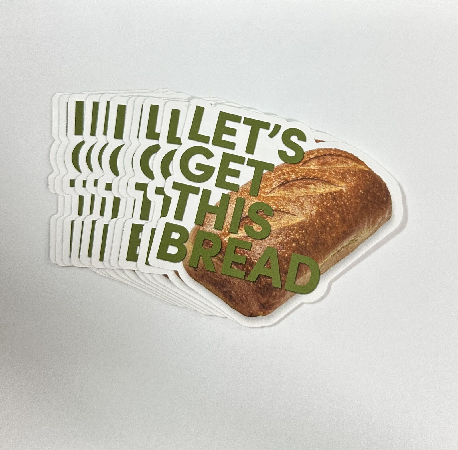 Let’s Get This Bread Sticker! Fun Sticker for Laptops and Notebooks!