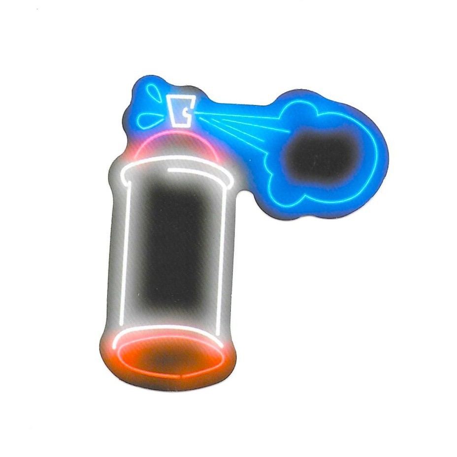 Spray Paint Can Sticker Die Cut Vinyl Decal Neon Graffiti Street Art Urban