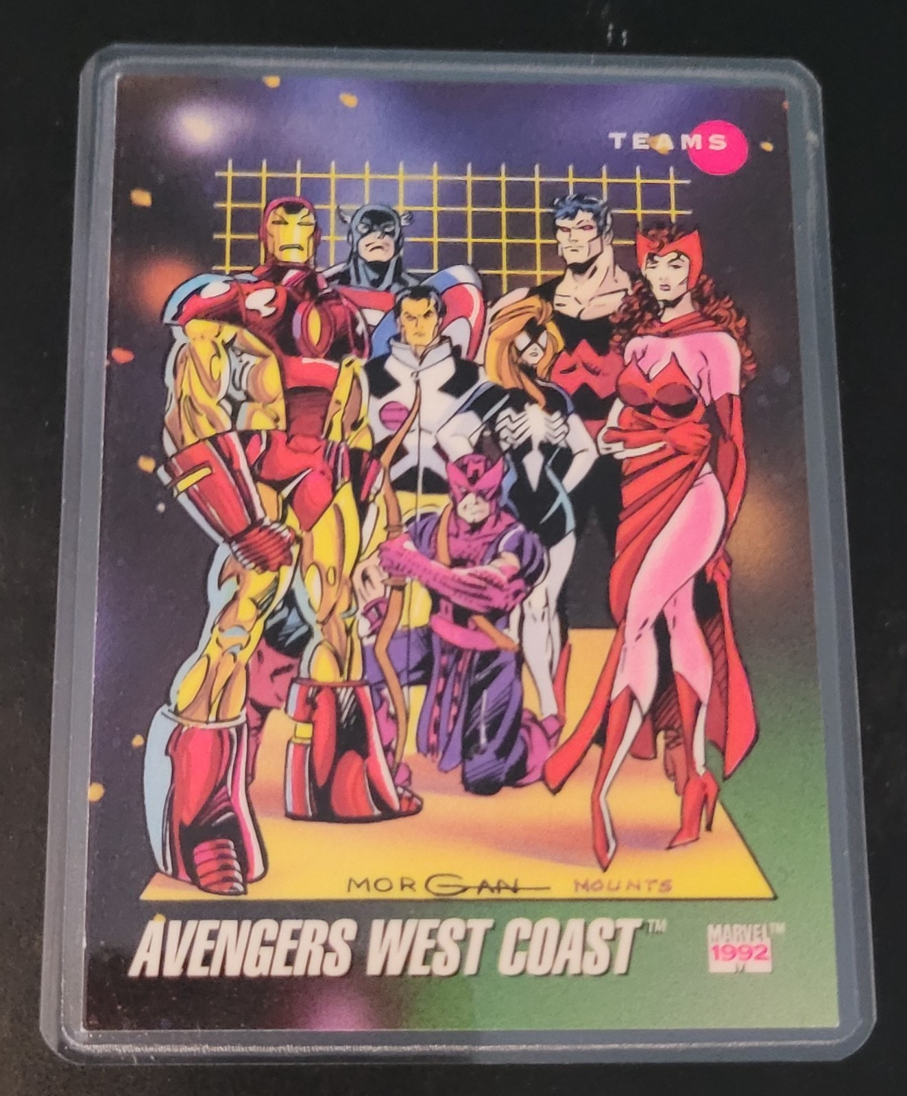 1990's Impel Marvel Universe Teams Fridge/Locker/Cabinet Laminated Magnet X-MEN