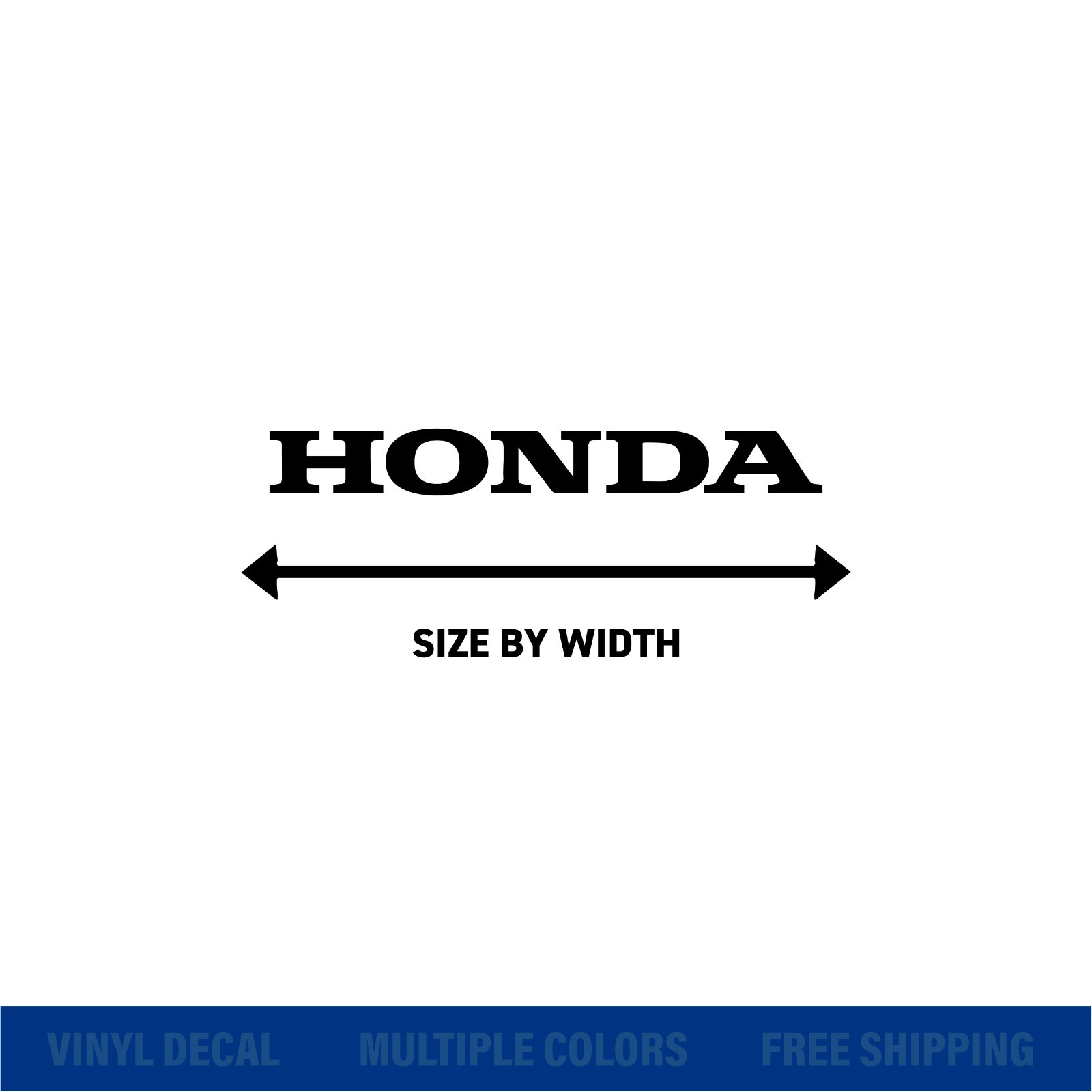 Honda Logo Decal | Premium Vinyl Sticker for Car Truck Motorcycle Window