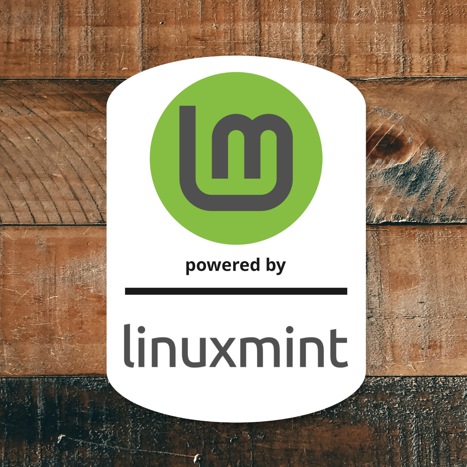 Linux Mint Sticker – Waterproof & UV-Proof Vinyl Laptop, PC Case