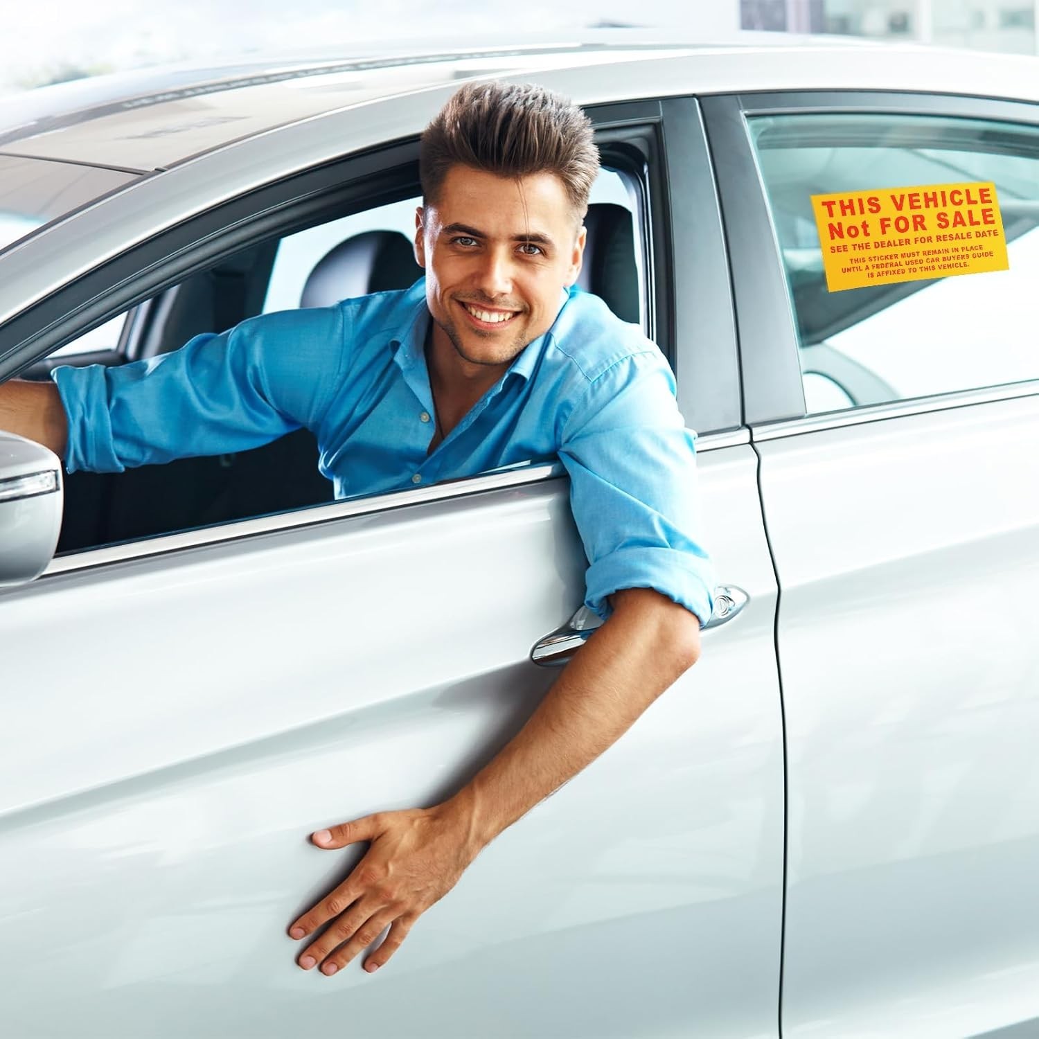200 Pcs Car Dealership Supplies This Vehicle Not for Sale Stickers Car Dealer…