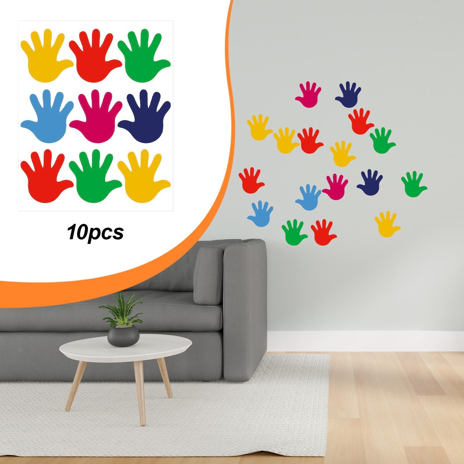 90 Pieces Colorful Handprint DIY Crafts for Envelope Party Supplies