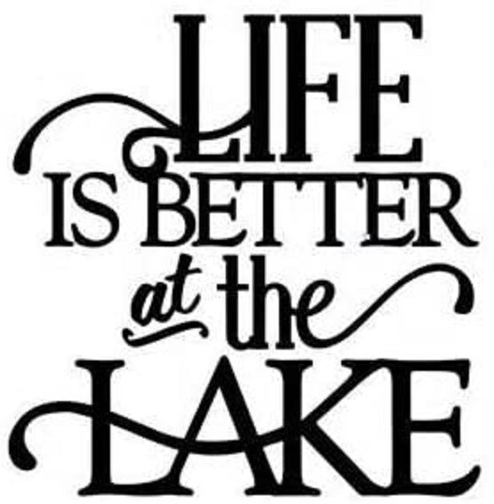 New Life is Better at the Lake Vinyl Car Decal Window Pick The Size & Color
