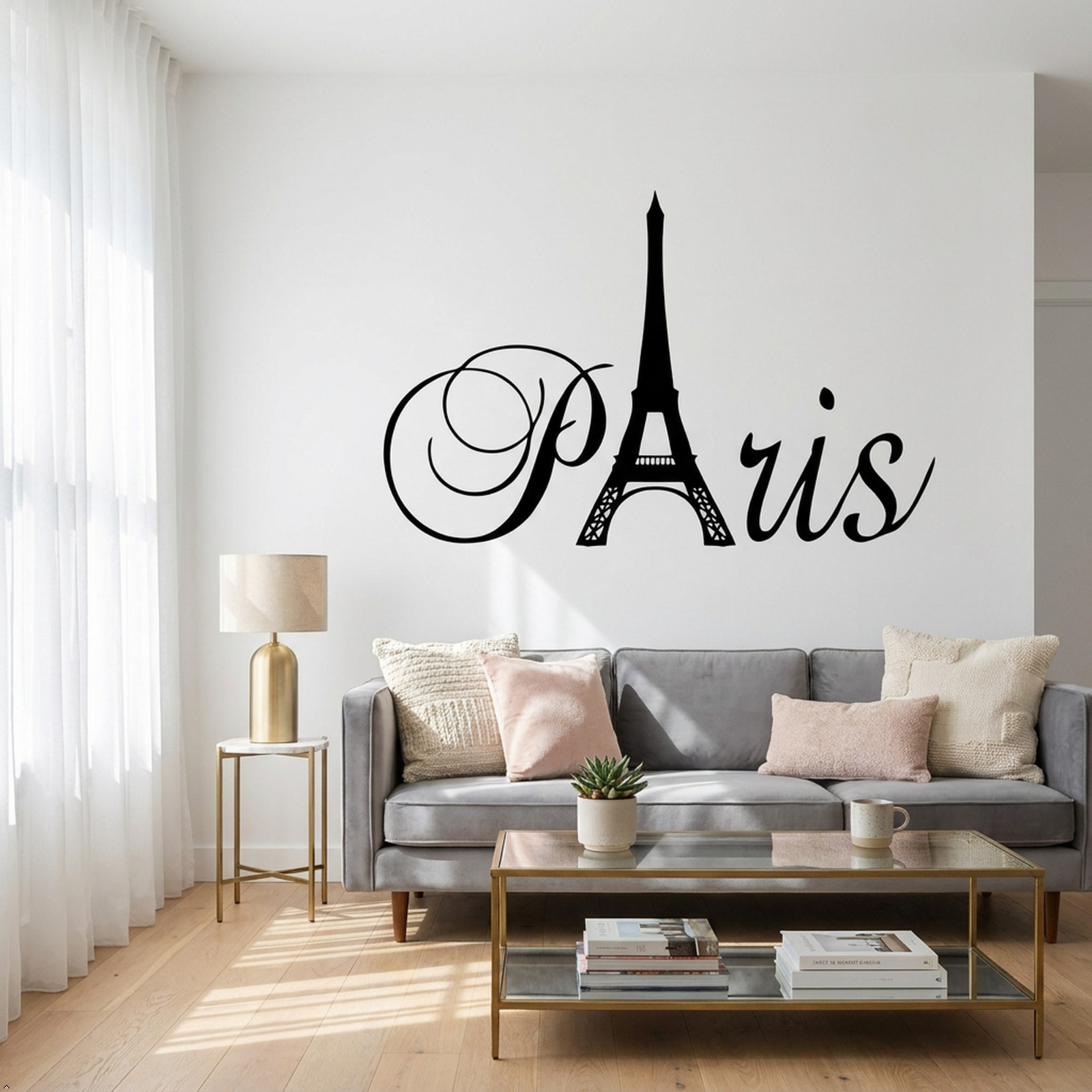 Paris Tower Girls Room Home Quote Vinyl Wall Decal Decor Art Sticker Decals