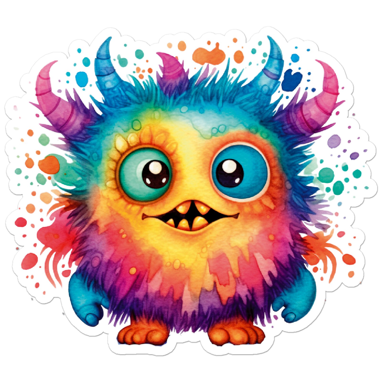 Cute Monster – Vinyl Decal Sticker – Car Window Laptop – ebn9357