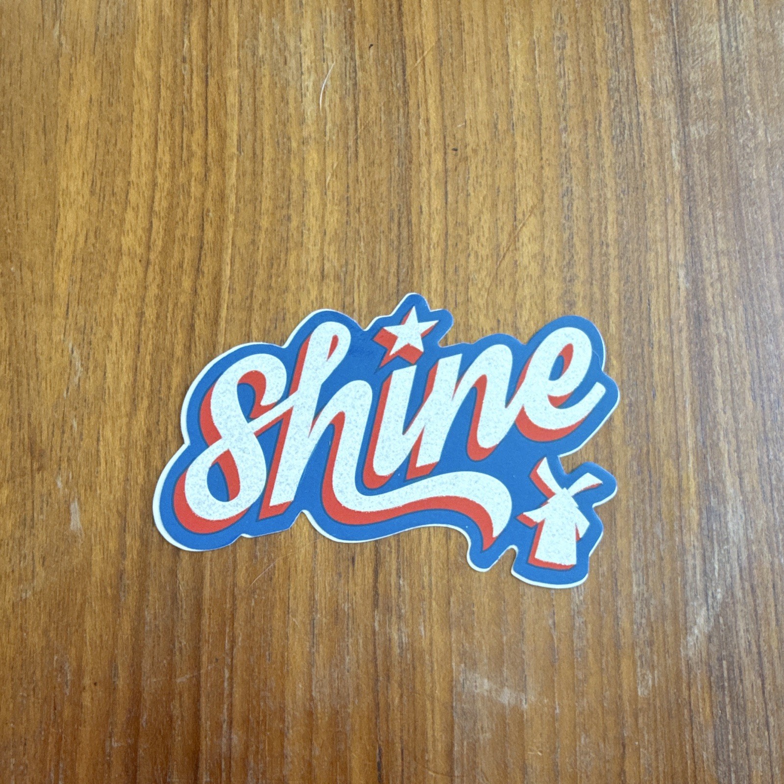 Dutch Bros Shine Decorative Sticker – Glitter Sticker Rare Collectible