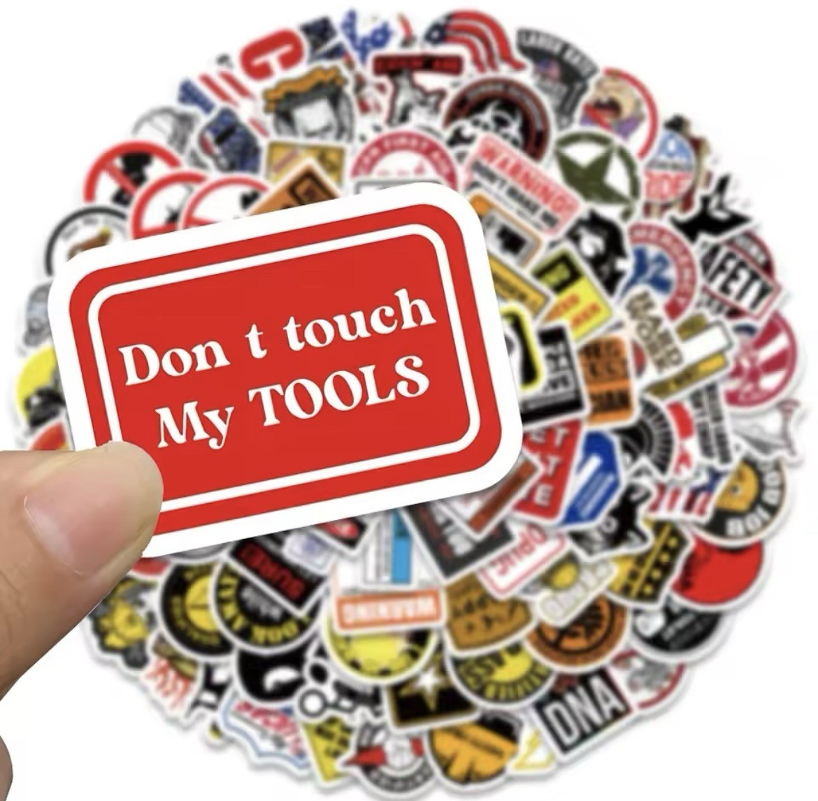 Hard Hat Trades Style MINI Stickers 98pk Adult Humor Funny Trades FREE SHIPPING
