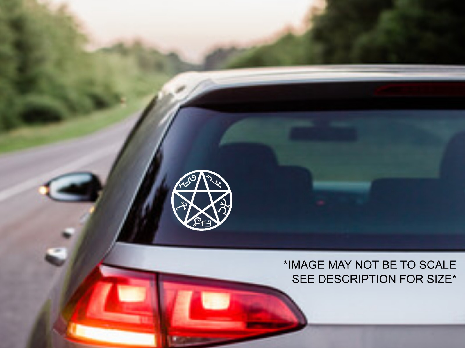 Demon Trap Symbol Vinyl Decal, Supernatural Image