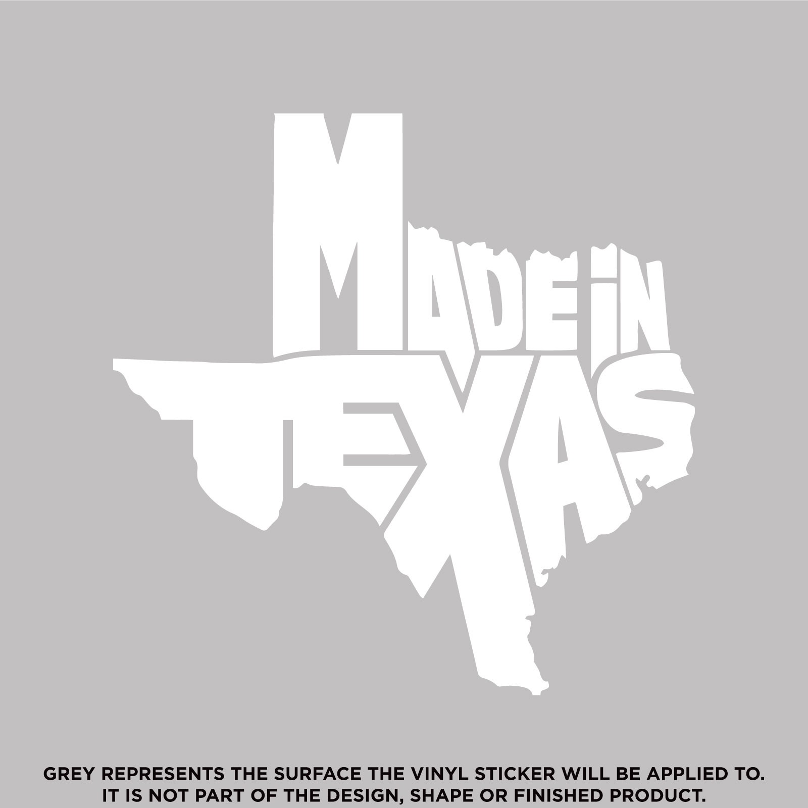Made In Texas Die Cut