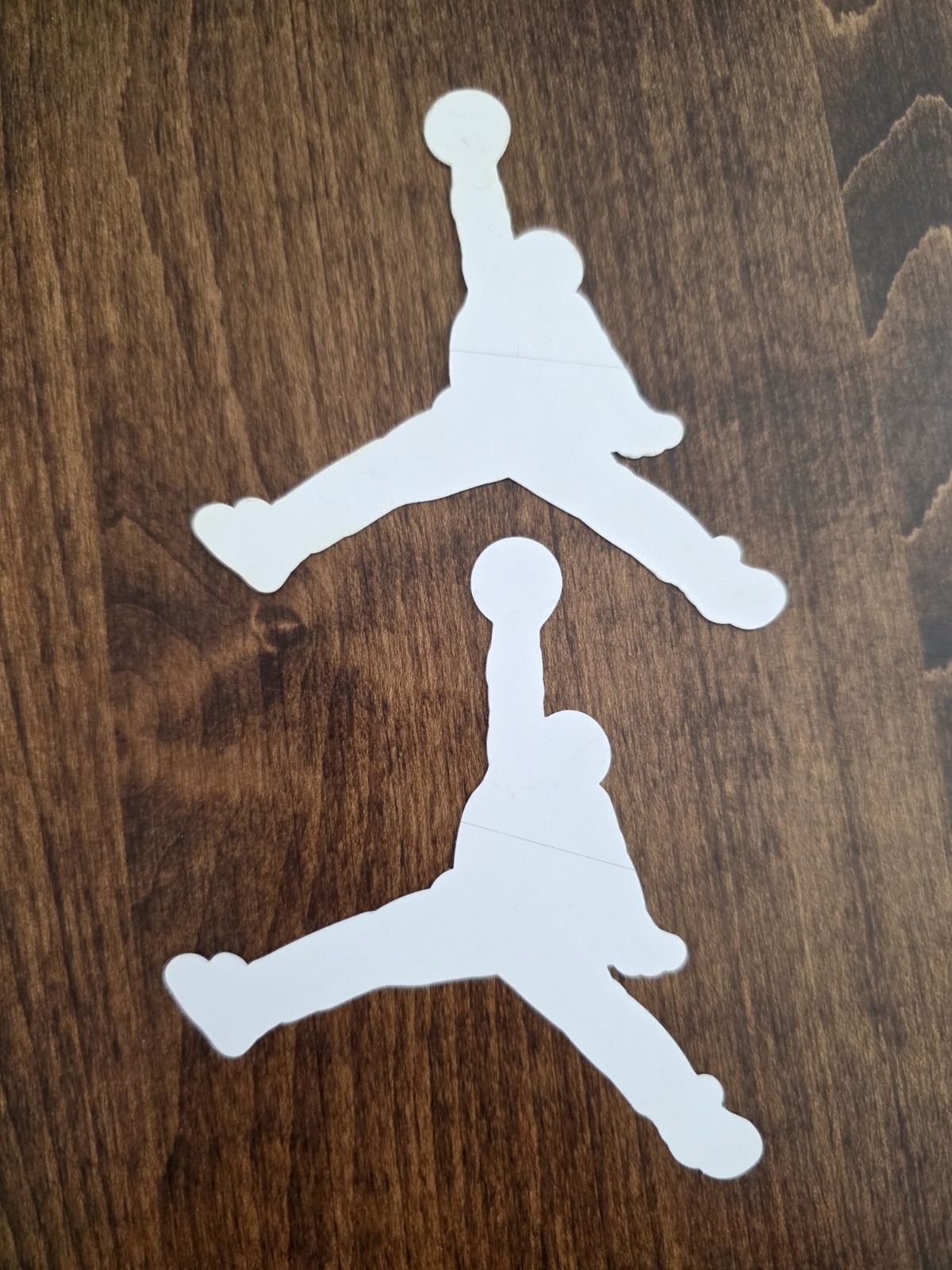 Lot Of 2 Michael Jordan Gold Stickers NBA Jumpman Basketball Logo