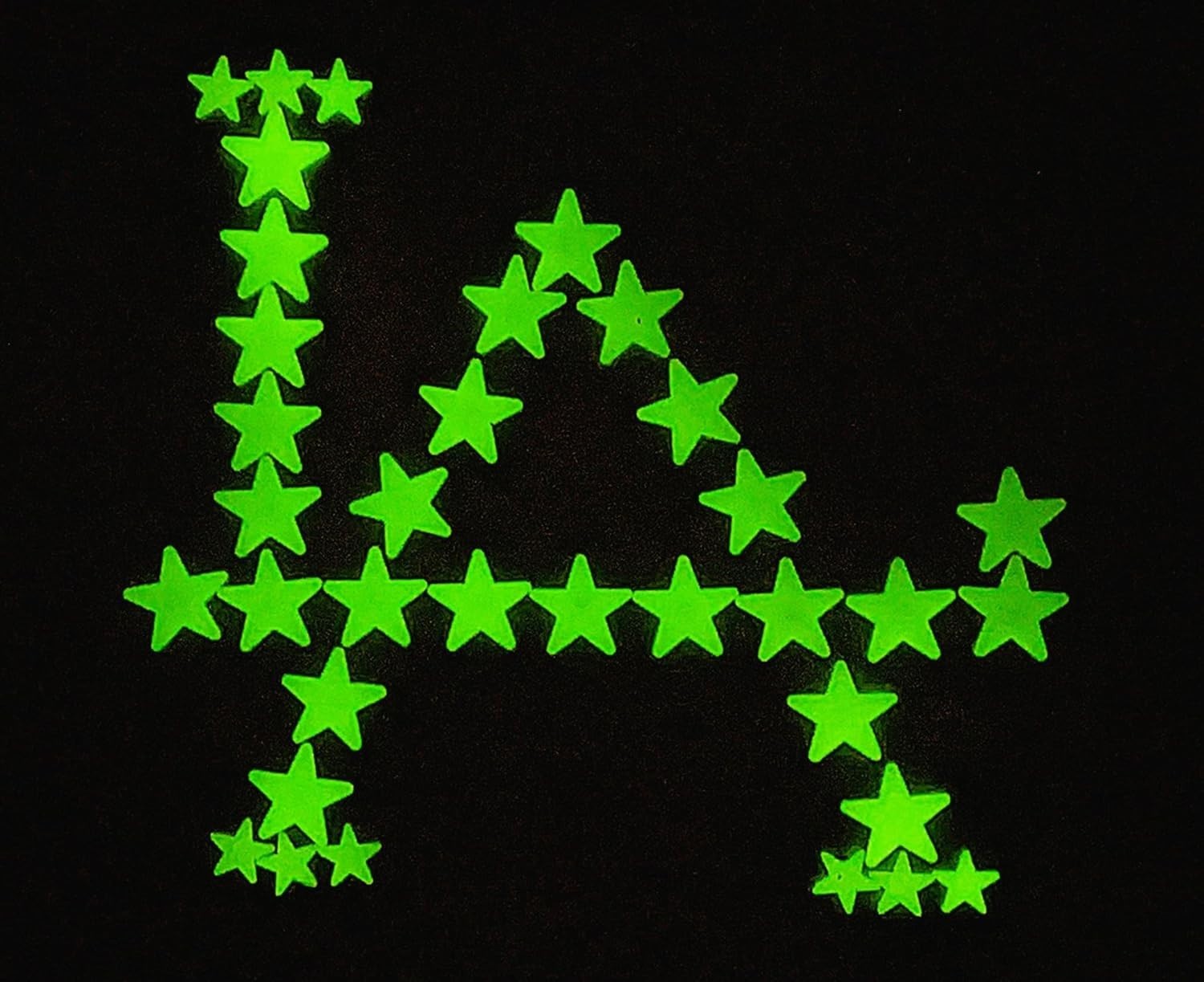 Glow in The Dark Stars Set with Installation Kit and Map