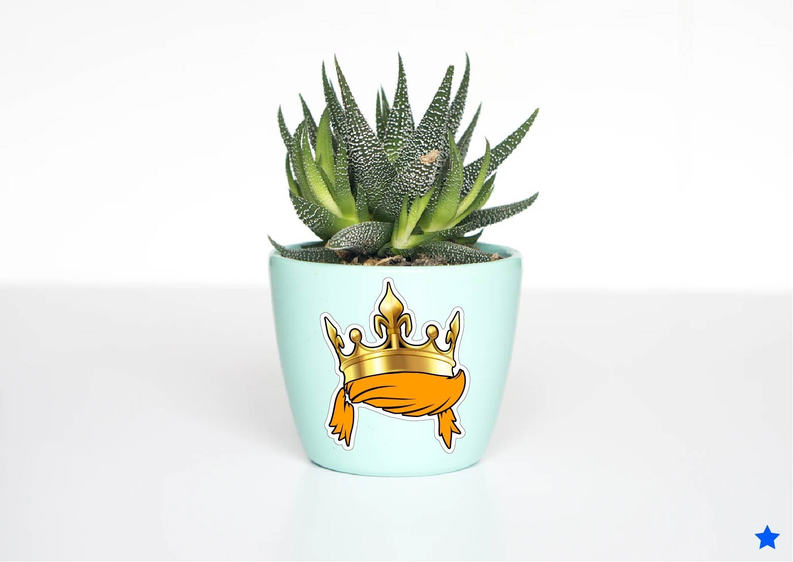 Trump Hair King Crown Decal Sticker MAGA America Great Political Anti Liberal US