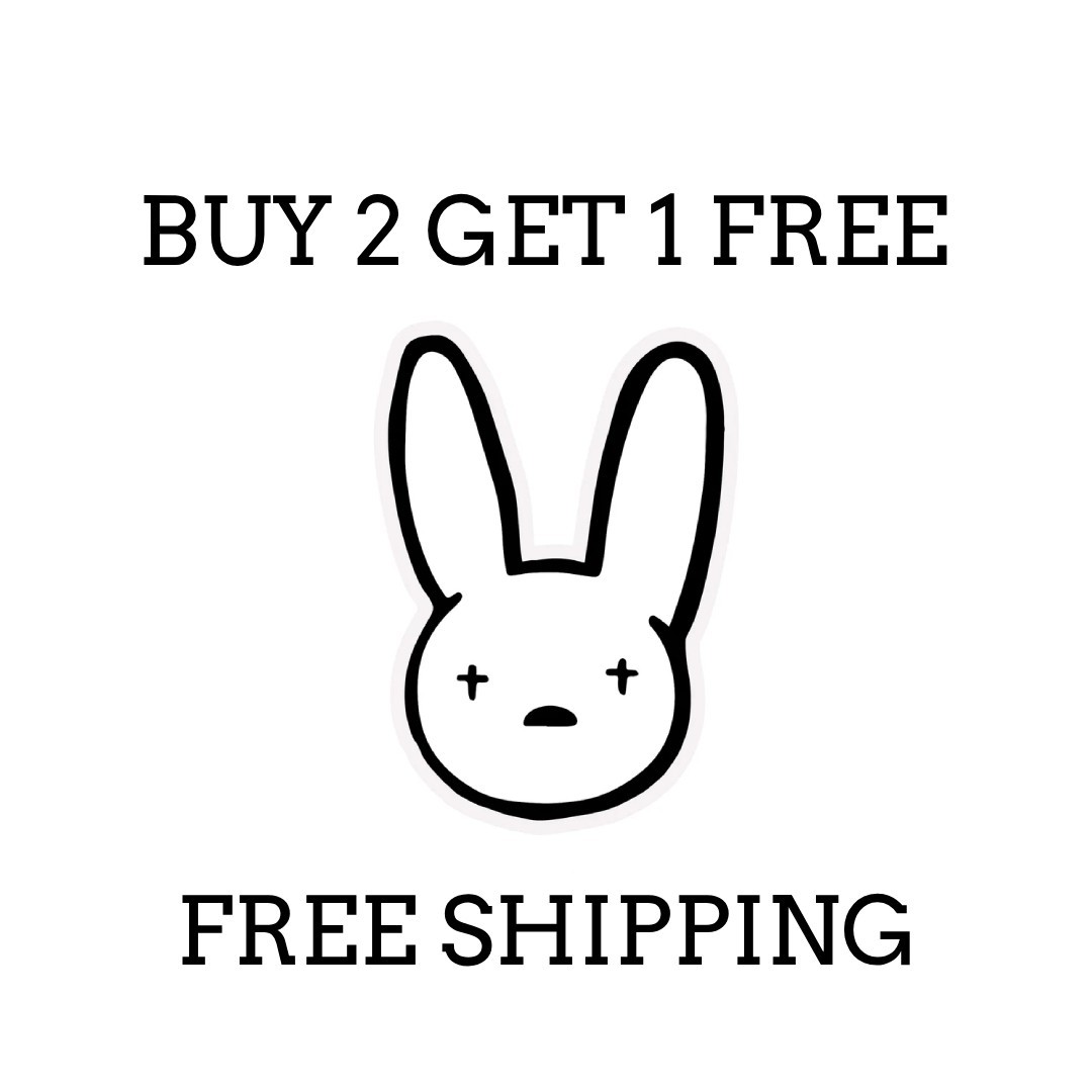 BAD BUNNY LOGO – Vinyl Die Cut Car Decal – FREE SHIPPING