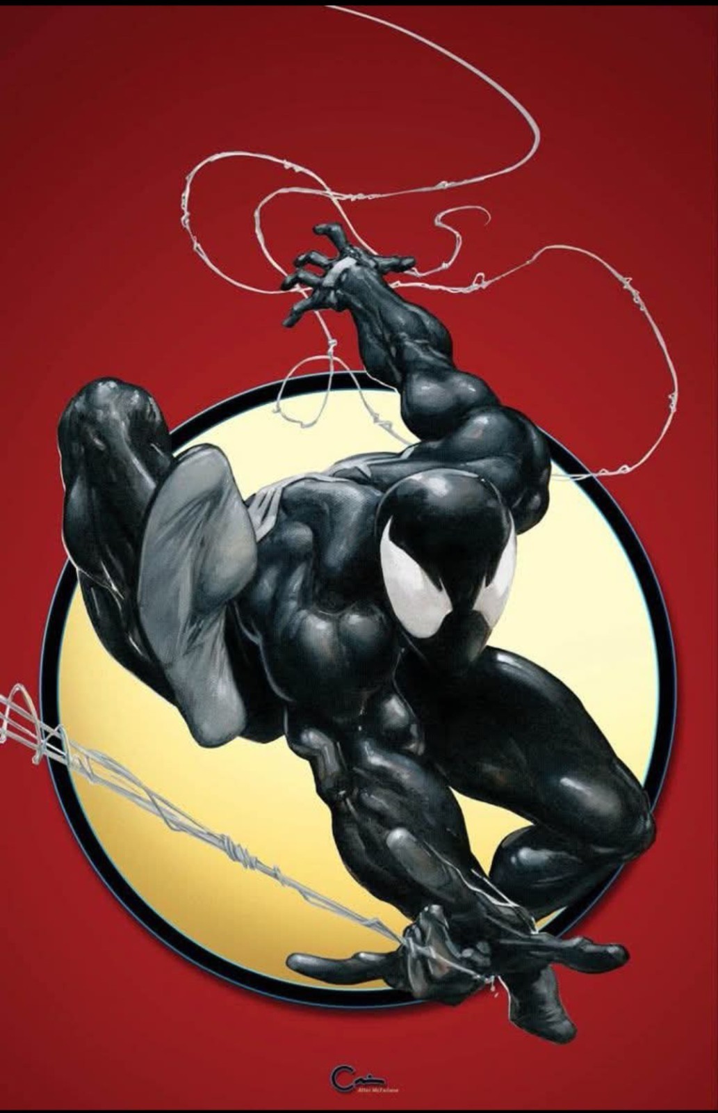 SPIDERMAN X VENOM COSTUME X VYNIL HIGH-GLOSS DIE-CUT STICKER X 3X2 X SPIDERMAN