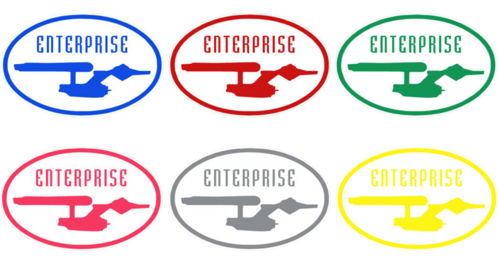 Vinyl Decal Truck Car Sticker Laptop – Star Trek Next Generation Enterprise v2