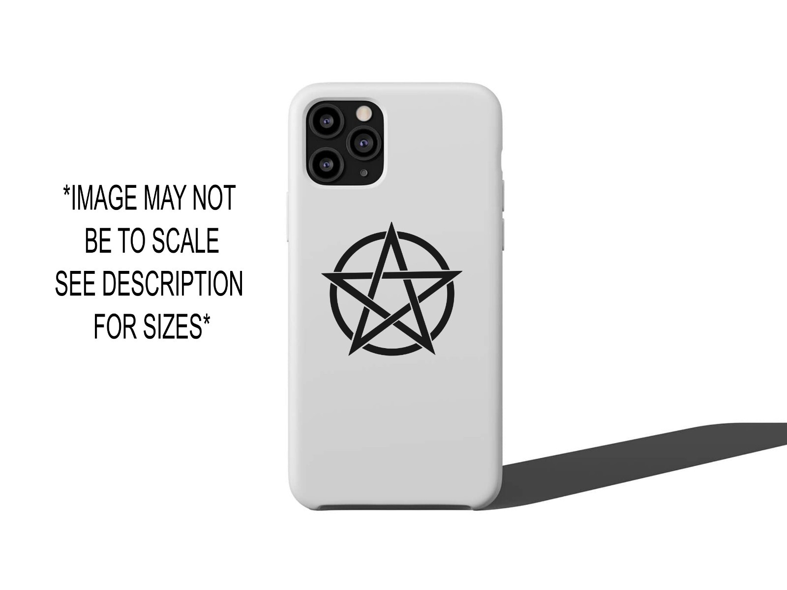 Pentacle Pentagram Symbol vinyl decal, car/tumbler/wall sticker- large sizes