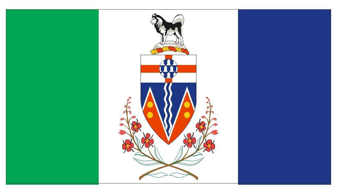 Yukon International Flag Sticker Decal F564