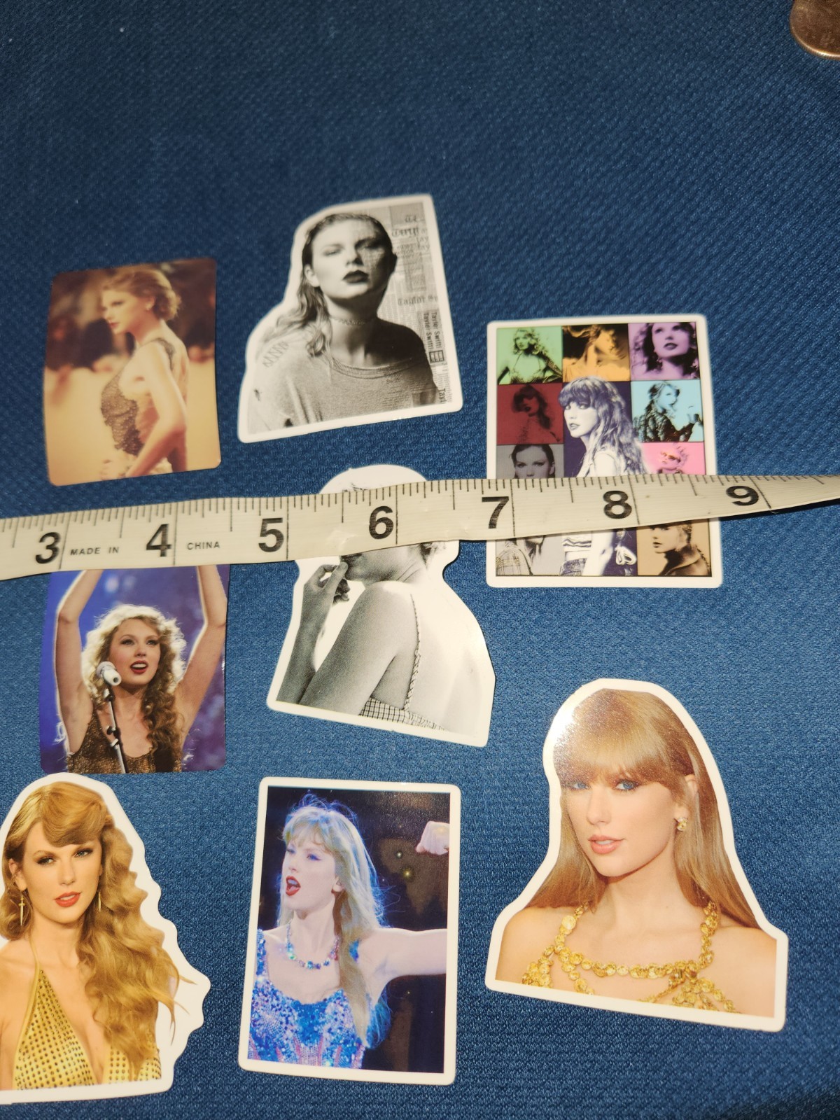 10 Taylor Swift Face Stickers, Swiftie Stickers, Laptop Stickers, Swiftie Decals